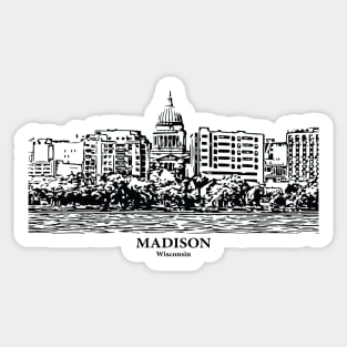 Madison - Wisconsin Sticker